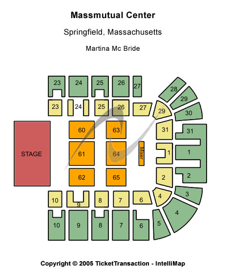 Massmutual Center Martina McBride Seating Chart