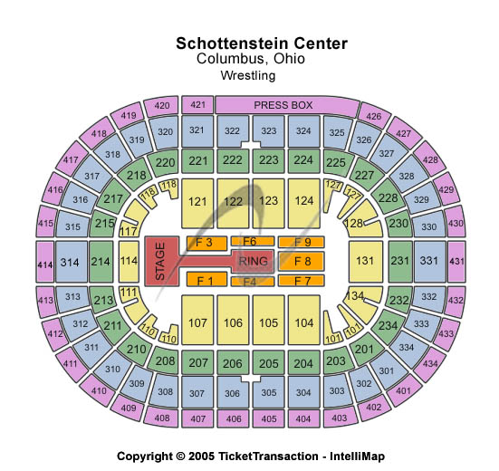 Value City Arena at The Schottenstein Center Other Seating Chart