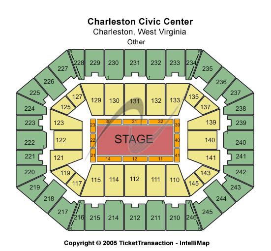 Charleston Coliseum & Convention Center - Charleston Other Seating Chart