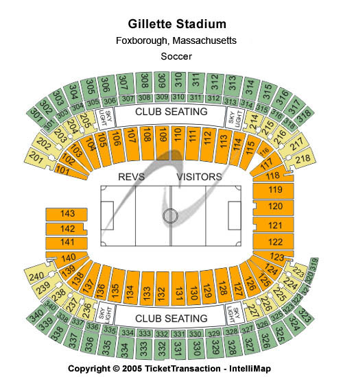 Gillette Stadium Other Seating Chart