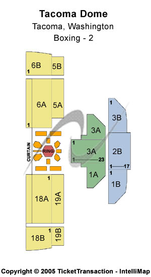 Tacoma Dome Boxing-2 Seating Chart