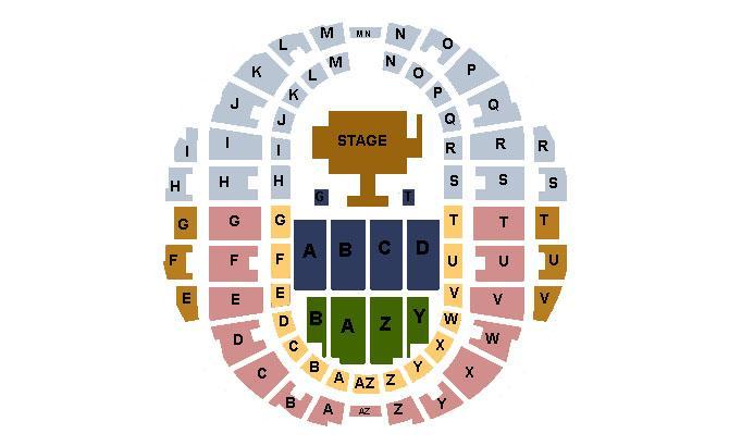 Hampton Coliseum T-Stage Seating Chart