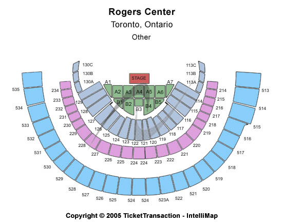Rogers Centre Other Seating Chart