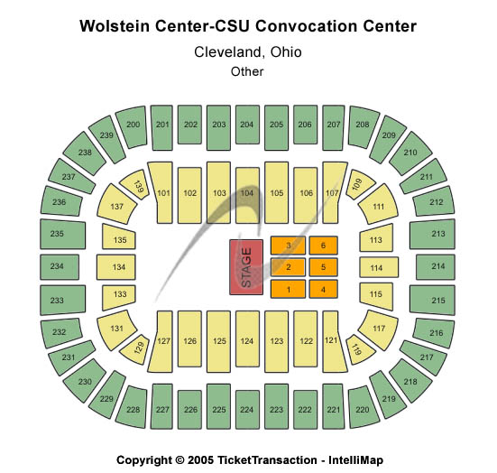 Wolstein Center - CSU Convocation Center Other Seating Chart