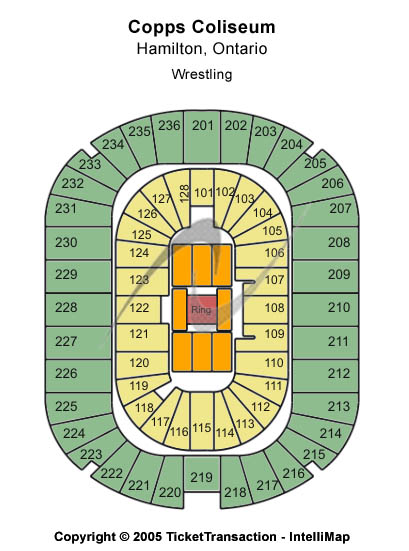 FirstOntario Centre Center Stage Seating Chart