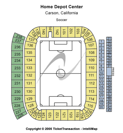 Dignity Health Sports Park - Stadium Other Seating Chart