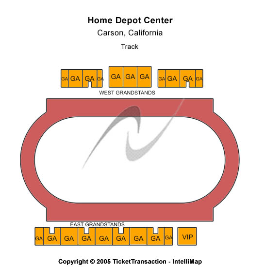 Dignity Health Sports Park - Stadium Track Seating Chart