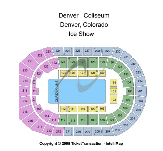 Denver Coliseum Ice Show Seating Chart