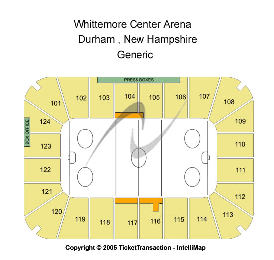 Whittemore Center Arena Other Seating Chart
