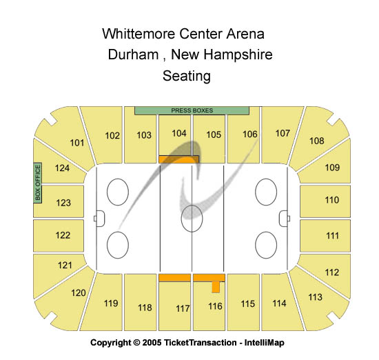 Whittemore Center Arena Seating Seating Chart