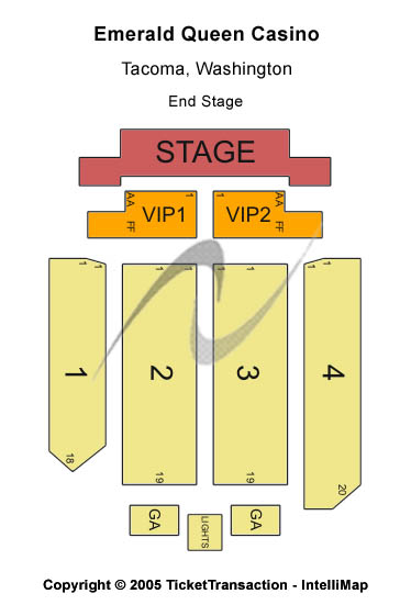 Emerald Queen Casino Other Seating Chart