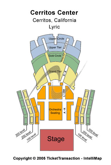 Cerritos Center Lyric Seating Chart