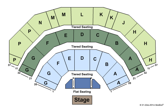 3Arena End Stage Seating Chart