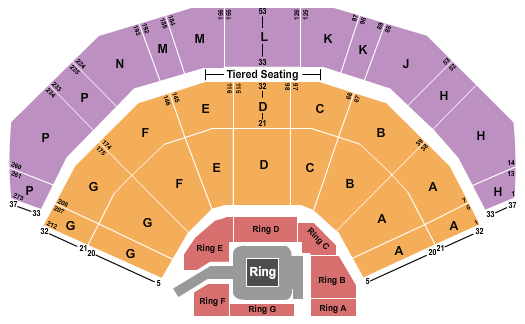 3Arena - Dublin WWE Seating Chart