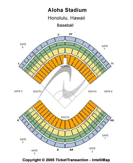 Aloha Stadium Baseball Seating Chart