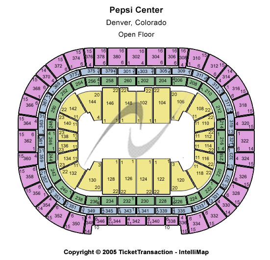 Ball Arena Open Floor Seating Chart