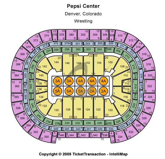 Ball Arena Wrestling Seating Chart