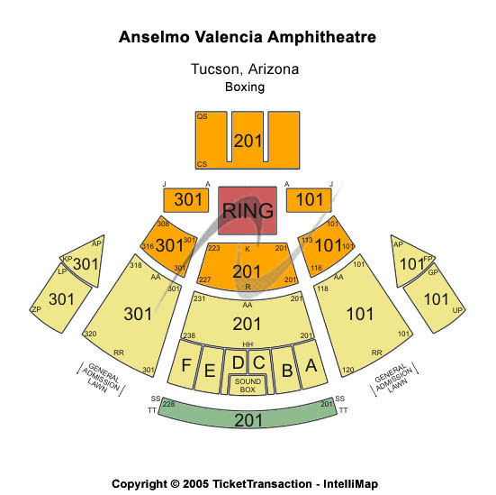 Anselmo Valencia Tori Amphitheater Center Stage Seating Chart