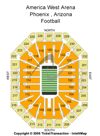 Footprint Center Football Seating Chart