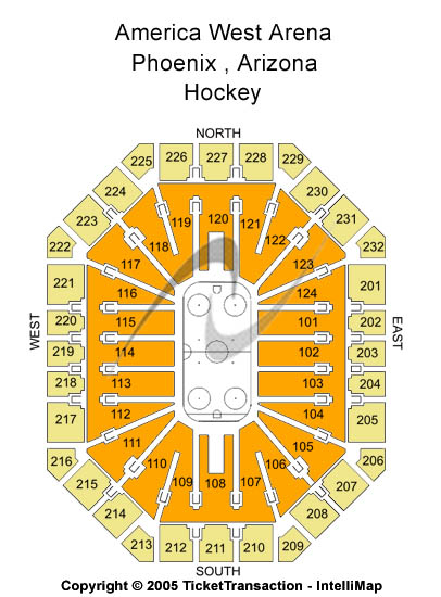 Footprint Center Hockey Seating Chart