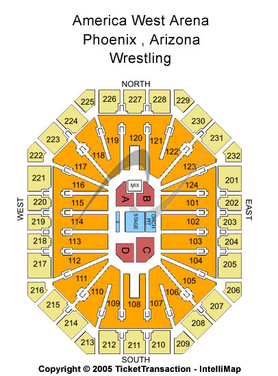 Footprint Center Wrestling Seating Chart