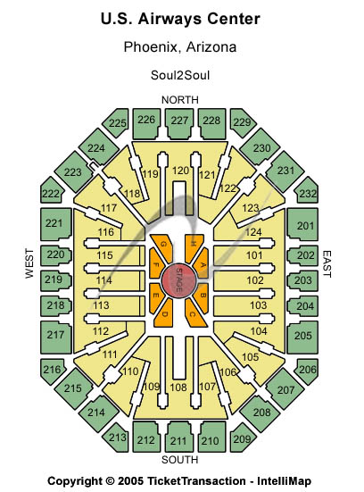 Footprint Center Soul2Soul Seating Chart