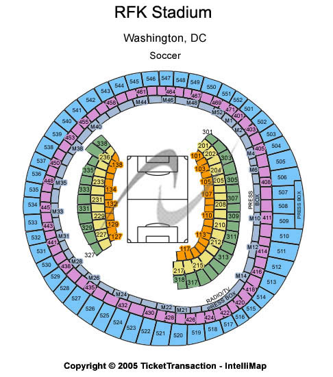 RFK Stadium Other Seating Chart