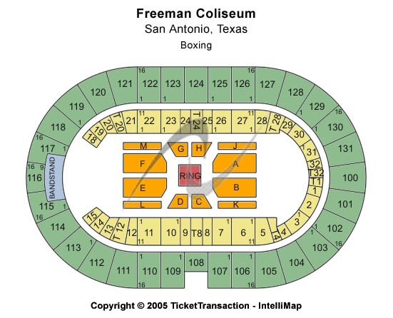 Freeman Coliseum Center Stage Seating Chart