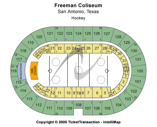 Freeman Coliseum Hockey Seating Chart