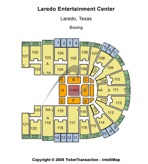 Sames Auto Arena Center Stage Seating Chart