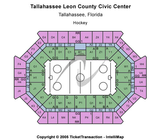 Donald L. Tucker Civic Center Hockey Seating Chart