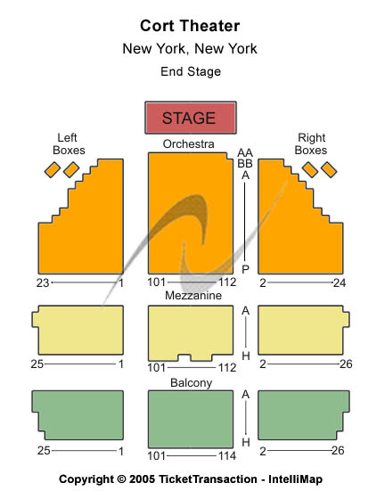 James Earl Jones Theatre End Stage Seating Chart