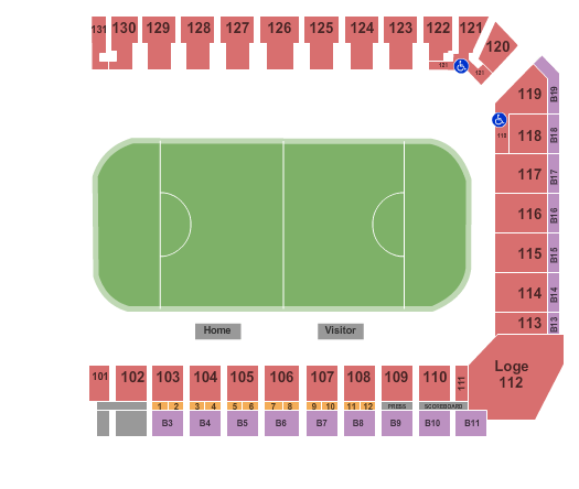 Fifth Third Stadium Lacrosse Seating Chart