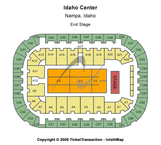 Arena At Ford Idaho Center Football Seating Chart