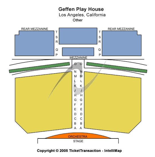 Gil Cates Theater At Geffen Playhouse Other Seating Chart