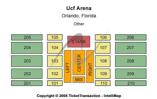 Addition Financial Arena Other Seating Chart