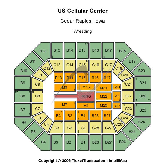 Alliant Energy PowerHouse Center Stage Seating Chart