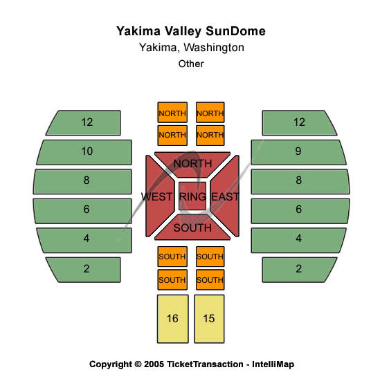 Yakima Valley Sundome Standard Seating Chart
