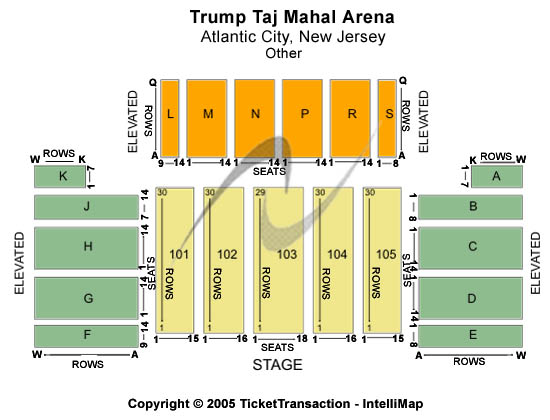 Hard Rock Live At Etess Arena Other Seating Chart