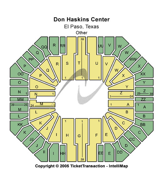 Don Haskins Center Other Seating Chart