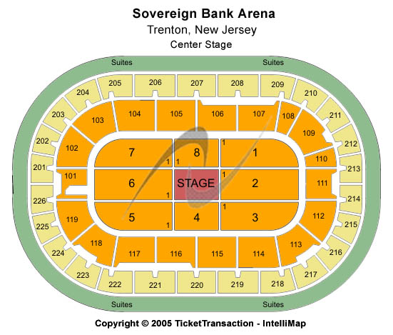 Cure Insurance Arena Center Stage Seating Chart