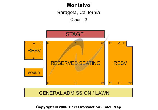 Garden Theatre At Montalvo Arts Center Other 2 Seating Chart