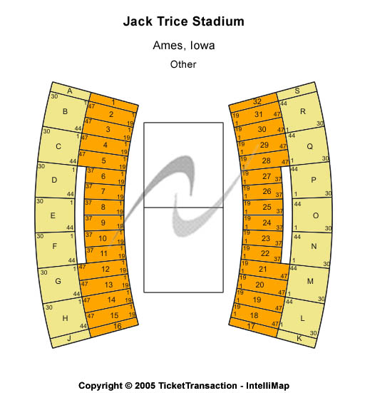 Jack Trice Stadium Other Seating Chart