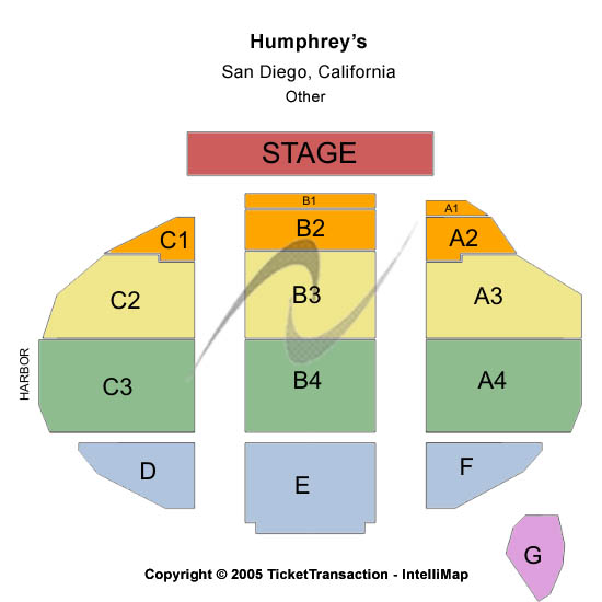 Humphreys Concerts By The Bay Other Seating Chart