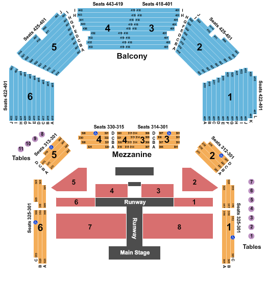 ACL Live At The Moody Theater WERK Fashion Show Seating Chart