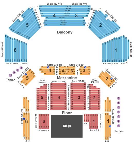 Acl Theater Seating Chart