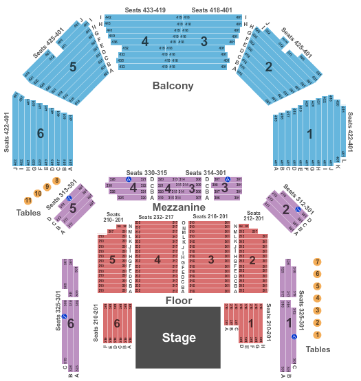 Moody Theater Seating Chart - Austin