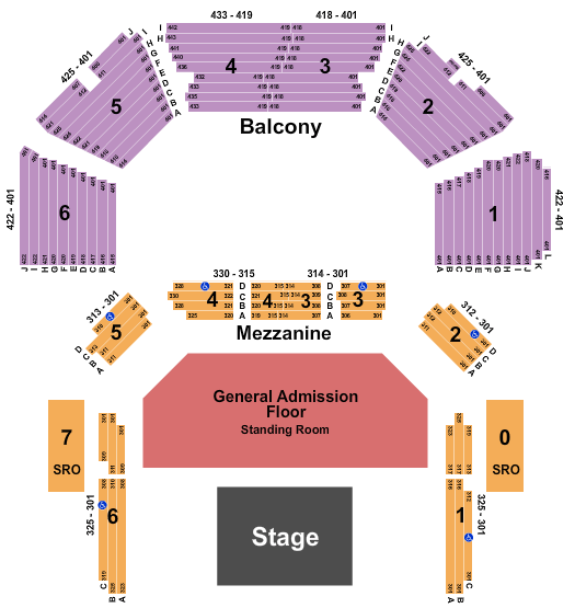 Acl Live Moody Theater Seating Chart