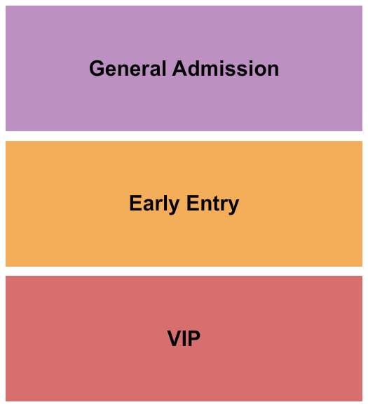 Living Life Church GA/Early Entry/VIP Seating Chart