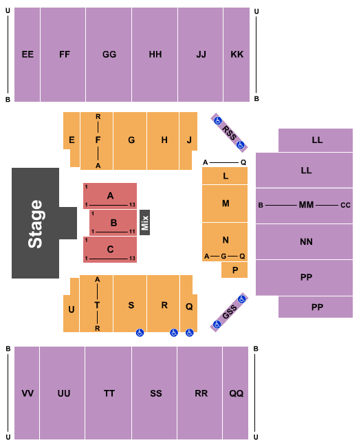 First National Bank Arena Sesame Street Live Seating Chart